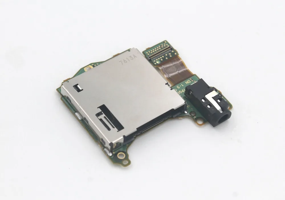 Original used Game Card Slot Socket with Headset Motherboard PCB Board replacement for Nintend Switch NS Console | Электроника