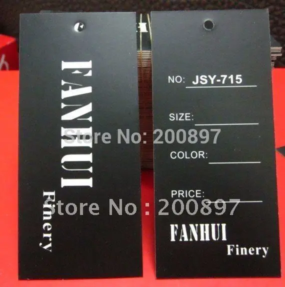 2014 limited rushed garment tags tag kraft high gr...