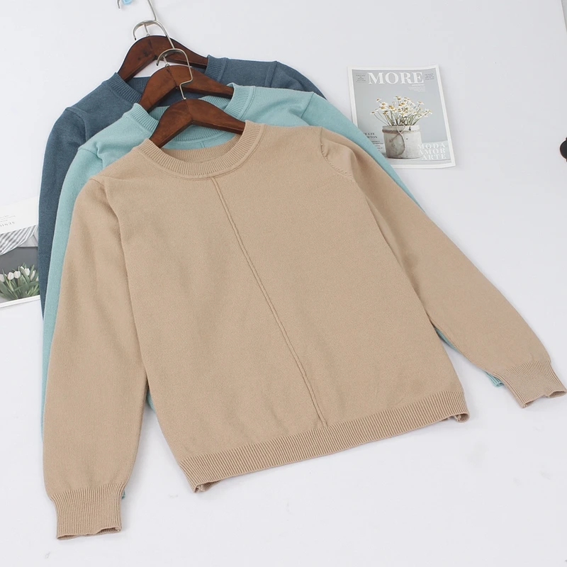 

GIGOGOU Thick Autumn Winter Women Pullover Sweater Fashion Quality Knitted Jumper Top Soft Warm Female Sweater