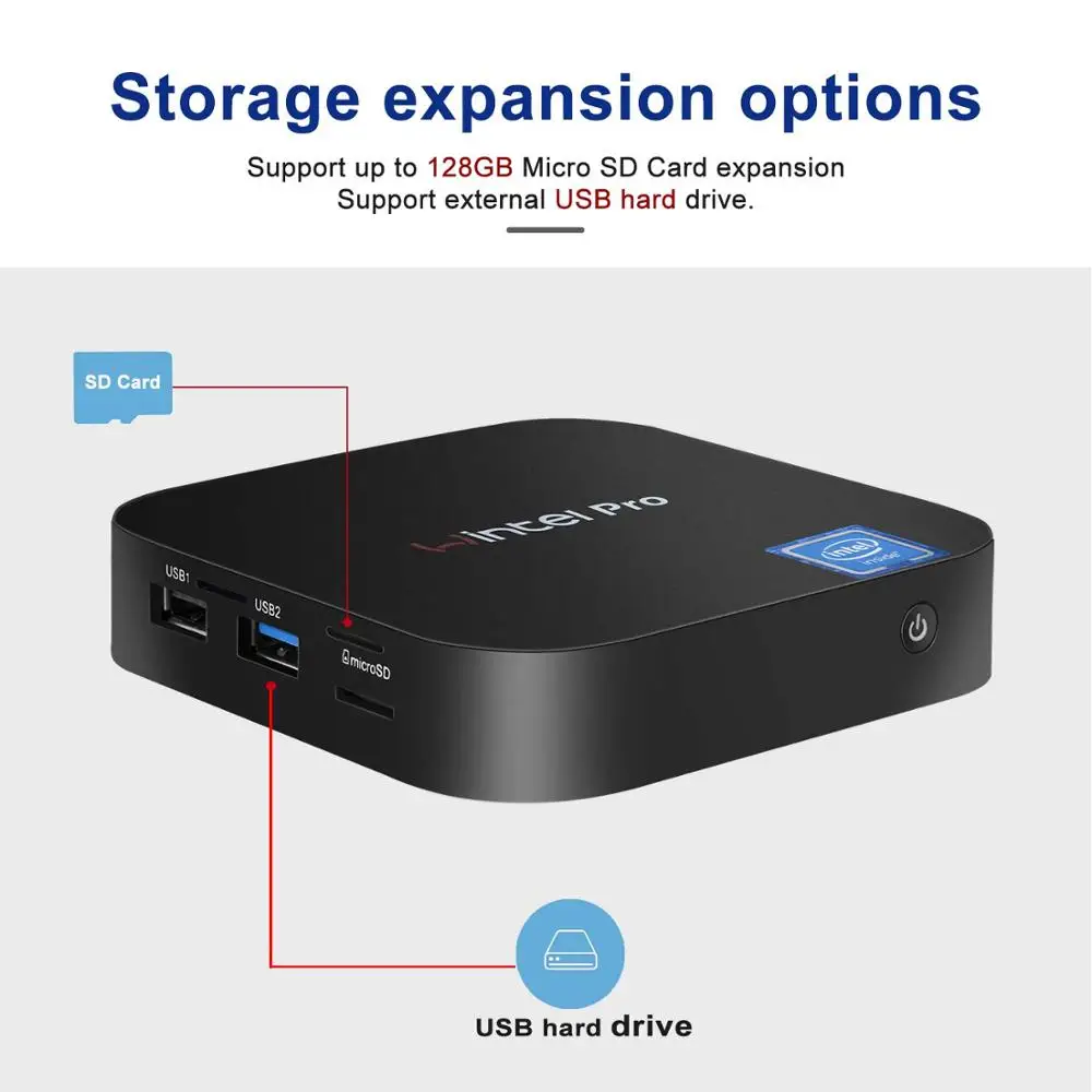 Wintel pro W8 мини ПК Intel atom x5 Z8350 Windows10 компьютерный модуль DDR для настольных