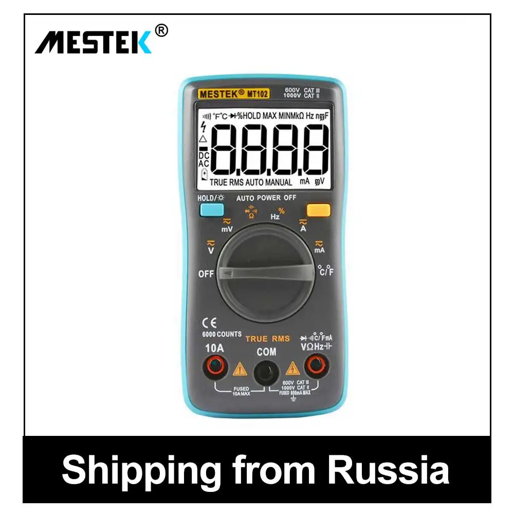 Skup Cyfrowy multimetr profesjonalny tester sondy 6000 liczy miernik cyfrowy multimetry wielu miernik multitester lepiej niż rm102