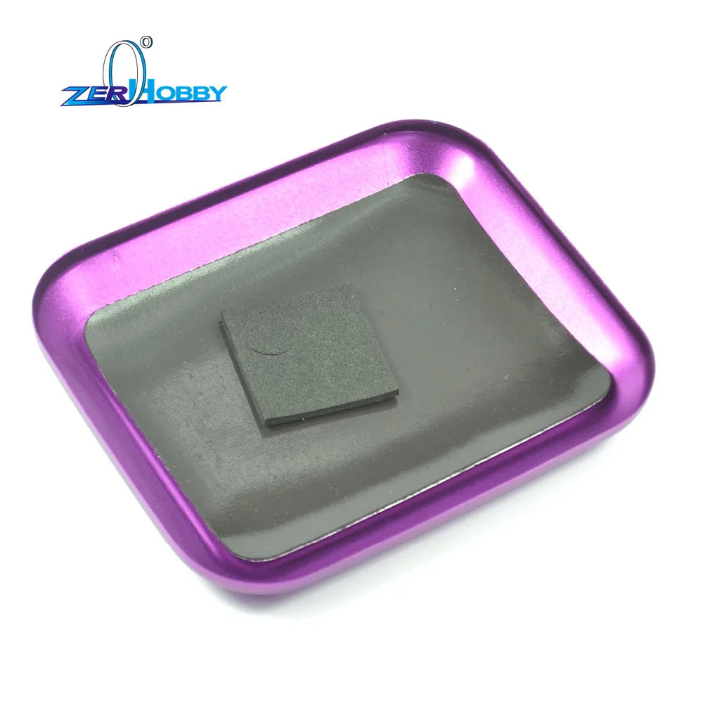 

New Aluminium Alloy Magnetic Screw Tray Plate for RC Crawler Car RC Boat Drone RC Model Repair Tool