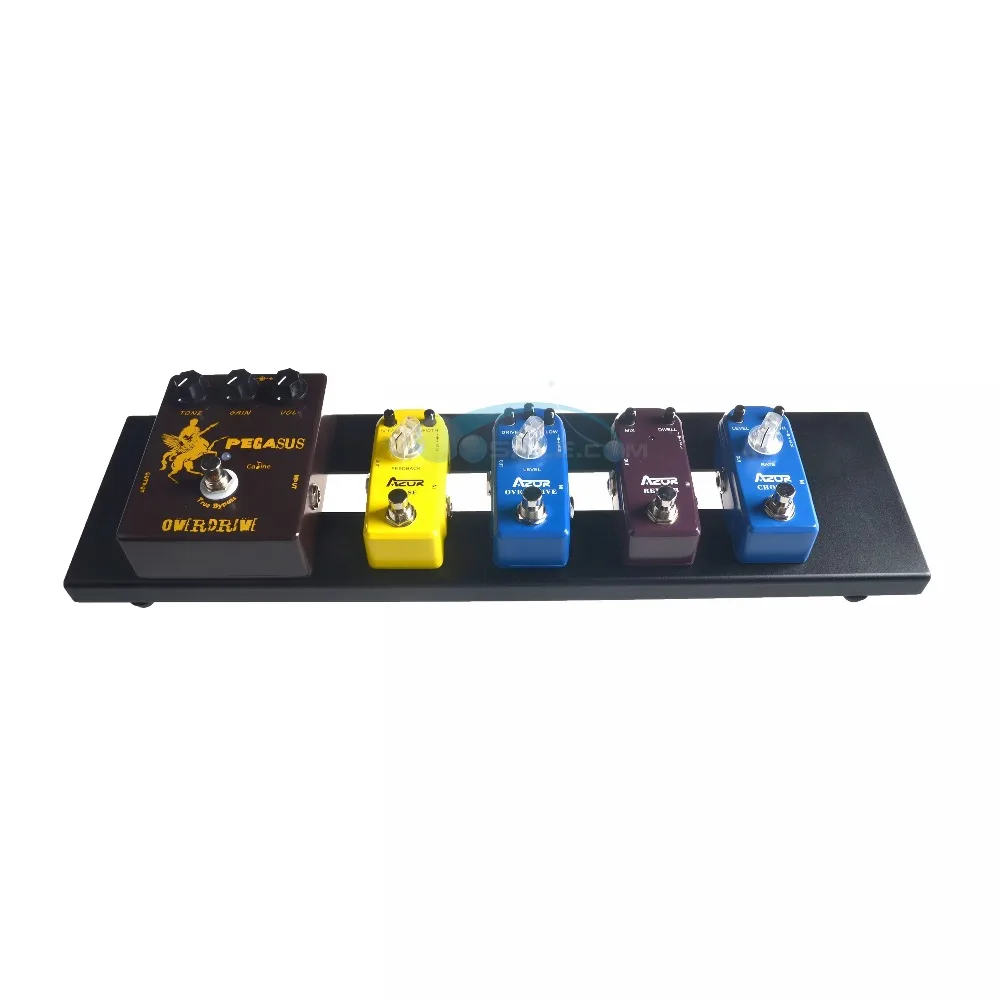 AZOR AB-101 Guitar Effect Pedal Board Aluminum Alloy With Durable Bag Guitar Portable Pedalboard Effect Pedal Accessories