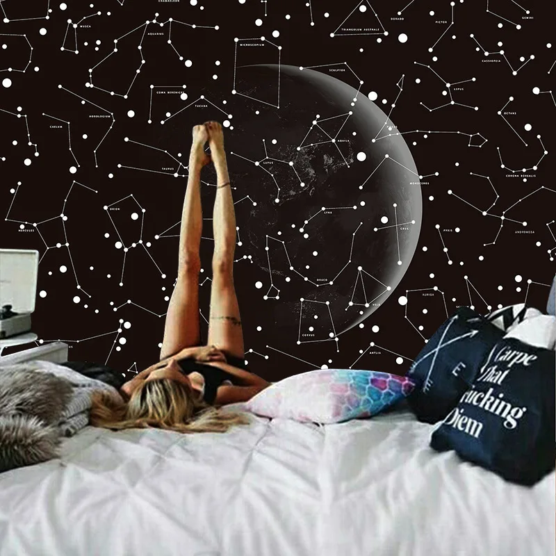 Hot Multi Constellations Printed Polyester Wall Tapestry Yoga Mat Home Art Hanging Tapestry Bedroom Carpet 1pcs Soft Bed Blanket Hot Multi Constellations Printed Polyester Wall Tapestry Yoga Mat Home Art Hanging Tapestry Bedroom Carpet 1pcs Soft Bed Blanket