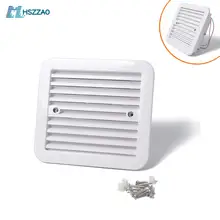12V WHITE Air Vent with FAN RV Trailer Caravan Side Air Ventilation For RVs, Trailers, Motorhomes etc Auto Accessories