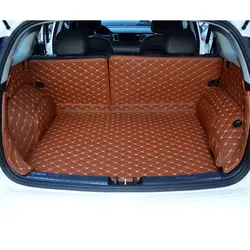 Lsrtw2017 водостойкий роскошный волоконный кожаный коврик багажника автомобиля для kia niro 2016 2017 2018 2019 2020