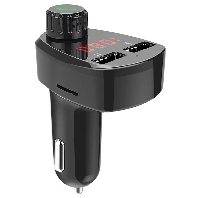 Автомобильный Bluetooth Usb зарядное устройство Handsfree автомобильный Mp3 музыкальный комплект fm-модулятор fm-передатчик с Usb Sd