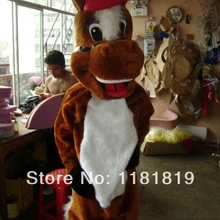 Талисман лошадь животных Костюм талисмана обычай Необычные костюмы аниме косплей Mascotte тема маскарадный карнавальный костюм