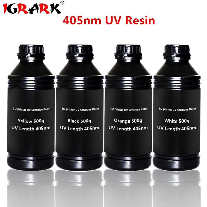 

IGRARK 405nm Resin Photon 3D Printer LCD UV Sensitive Normal 500 ml Liquid Printing Material Bottle Random