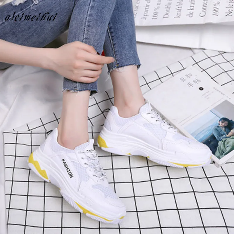 

2018 Spring New Fashion Brand Lady Casual Vulcanized Shoes Women Shoes pu Leather Girl Leisure Platform Sneaker Soft Casual Shoe
