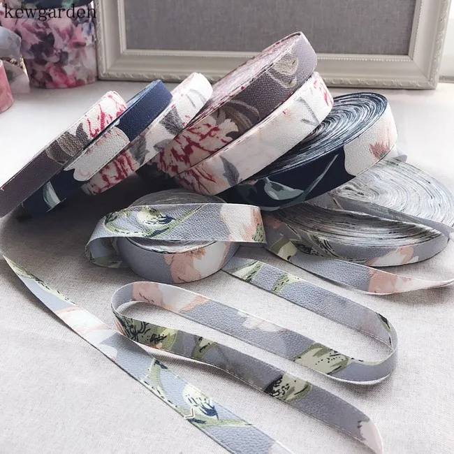 

Kewgarden Frosted Flower Chiffon Double Face Ribbons 30mm 15mm DIY Bowknot Satin Ribbon Handmade Tape Accessories Riband 5M