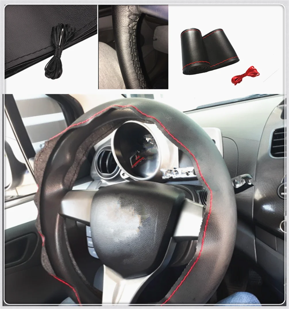 Auto parts steering wheel cover DIY38 cm fiber hand sewing for Lexus LS460 LF-Ch LF-A IS-F LF-Xh