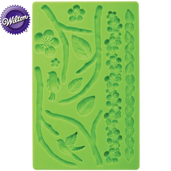 

Wilton Silicone Nature Designs Fondant and Gum Paste Mold - Candy Cake Chocolate Decorating Supplies Tools Moulds