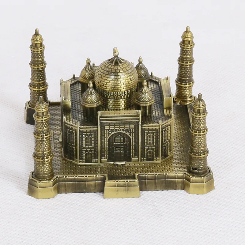 India Taj Mahal Model Craft Decoration Retro Nostalgia Alloy Home