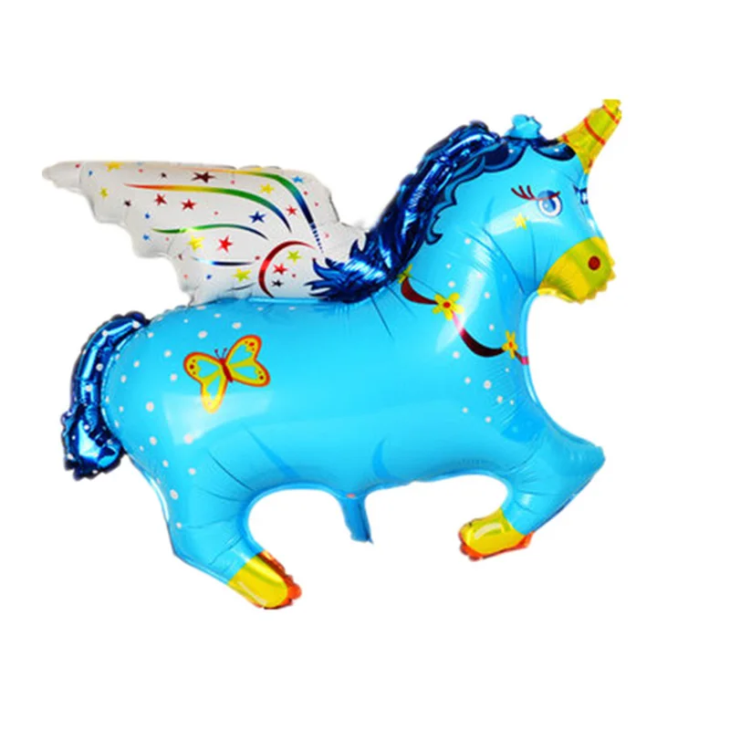 Экстра большой Pegasus фольгированный шар для детей 100 дней день рождения украшение