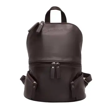 

LAKESTONE women's leather backpack BRIDGES BROWN
