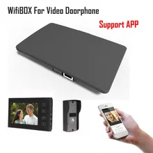 CAJA Para Edificio de Intercomunicación de Vídeo Portero Automático Timbre inalámbrica WiFi IP sistema de Control de 3G 4G Android iPhone ipad APP Inteligente en teléfono