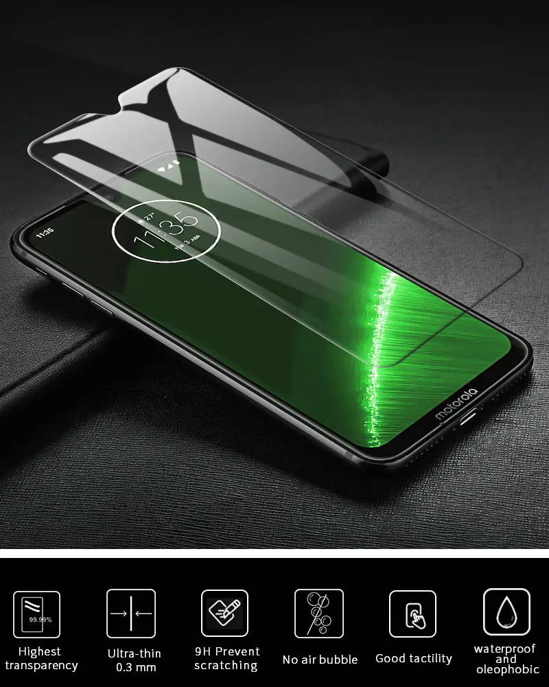 Закаленное Стекло Экран протектор для Motorola Moto G7 плюс Play Мощность пленка |