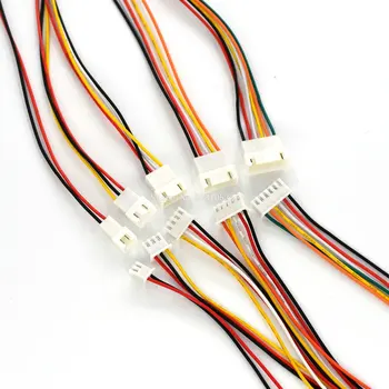 

10PCS XH2.54 2/3/4/5/6 Pin Pitch 2.54mm Wire Cable Connector XH Plug Male & Female Battery Charging Cable 200MM Length 26AWG