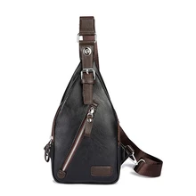 Модные нагрудные Сумки из искусственной кожи, мужская повседневная сумка-мессенджер, дизайнерская мужская сумка на плечо, водонепроницаемая сумка X5007