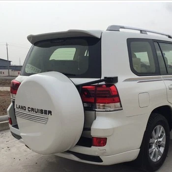 

For Land Cruiser LC200 Spoiler ABS Material Car Rear Wing Primer Color Rear Spoiler For Toyota Land Cruiser FJ200 Spoiler