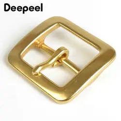 Deepeel 1 шт. 40 мм Пряжка для мужчин защелкивающийся Твердый латунный металлический штырь пряжка для ремня 37-38 мм пояс для украшения джинсов