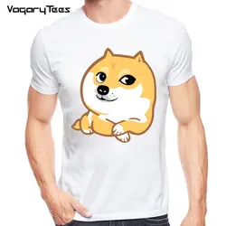Мужские азиатского размера с принтом Thug Doge Deus God Dog shaba Inu белая футболка с короткими рукавами и круглым вырезом harajuku фитнес забавная футболка