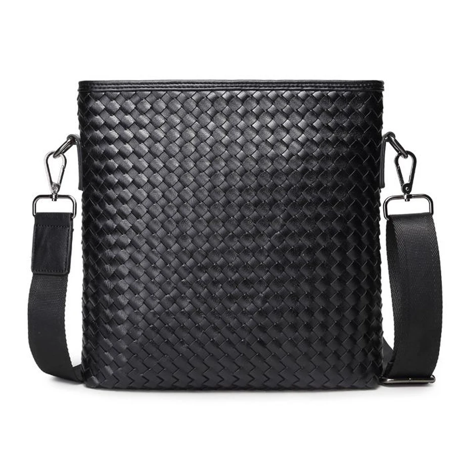Leather men messenger business shoulder bag hand made cross body handbags leather men bag men s