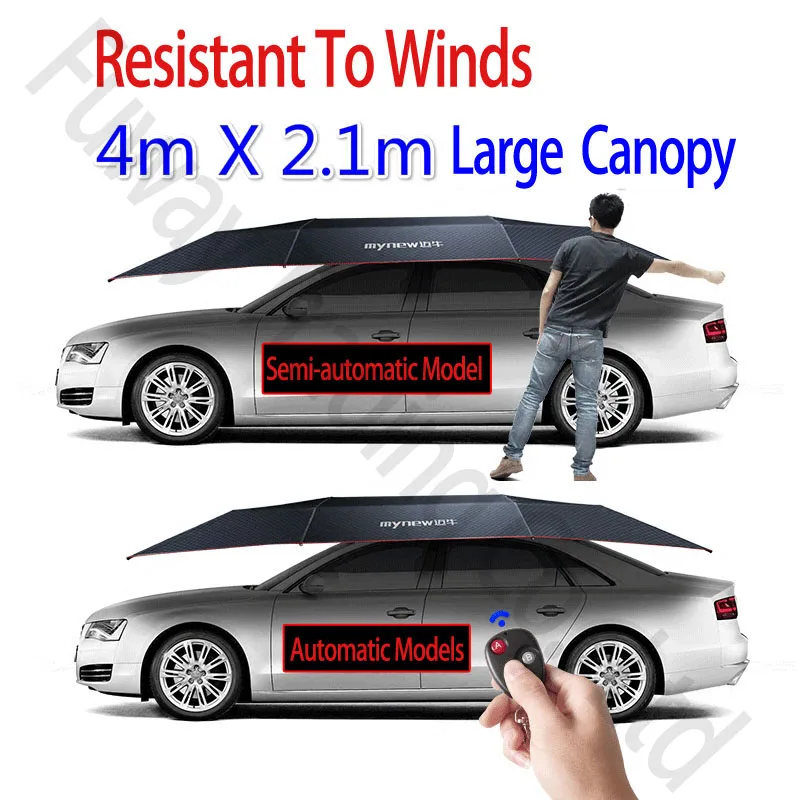 

DHL Free Shipping!! Motorcycle Cover Carro Car Cover 1 Fully Automatic Remote Control Mobile Car Sunshade Hood Car Parasol