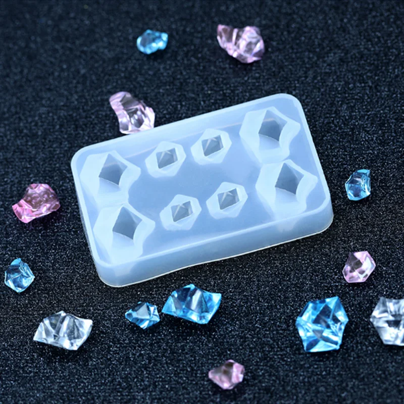 

Transparent Silicone Mould Dried Flower Resin Decorative Craft DIY big small ice cube stones Mold epoxy resin molds for jewelry