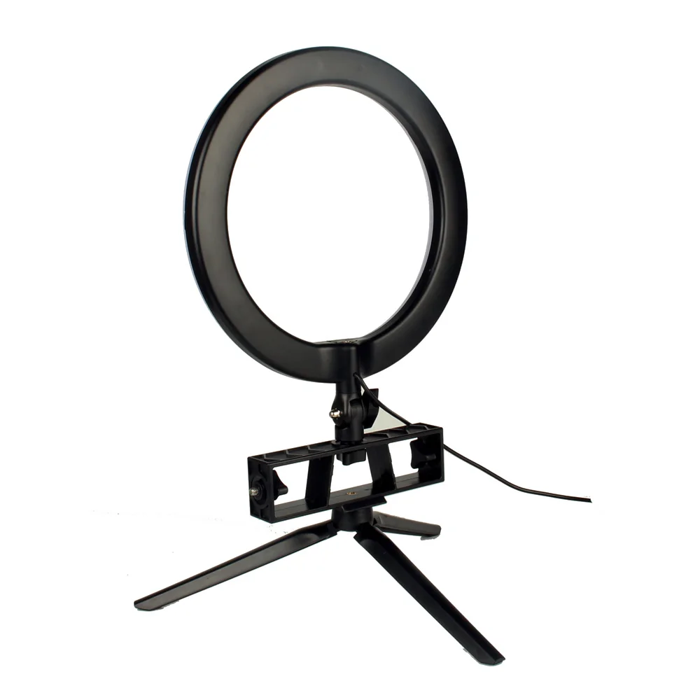 Photography Kit LED Ring Light Video YouTube Photo Ringlight Makeup Light Annular Lamp Bi-color 3200K-5500K 10 Level Brightness