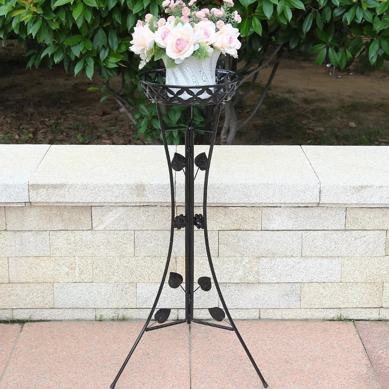 Rek Balcone Shelves Decorative Decorer Outdoor Support Plante Decoration Exterieur Metal Balcon Stand Balcony Flower Plant Shelf