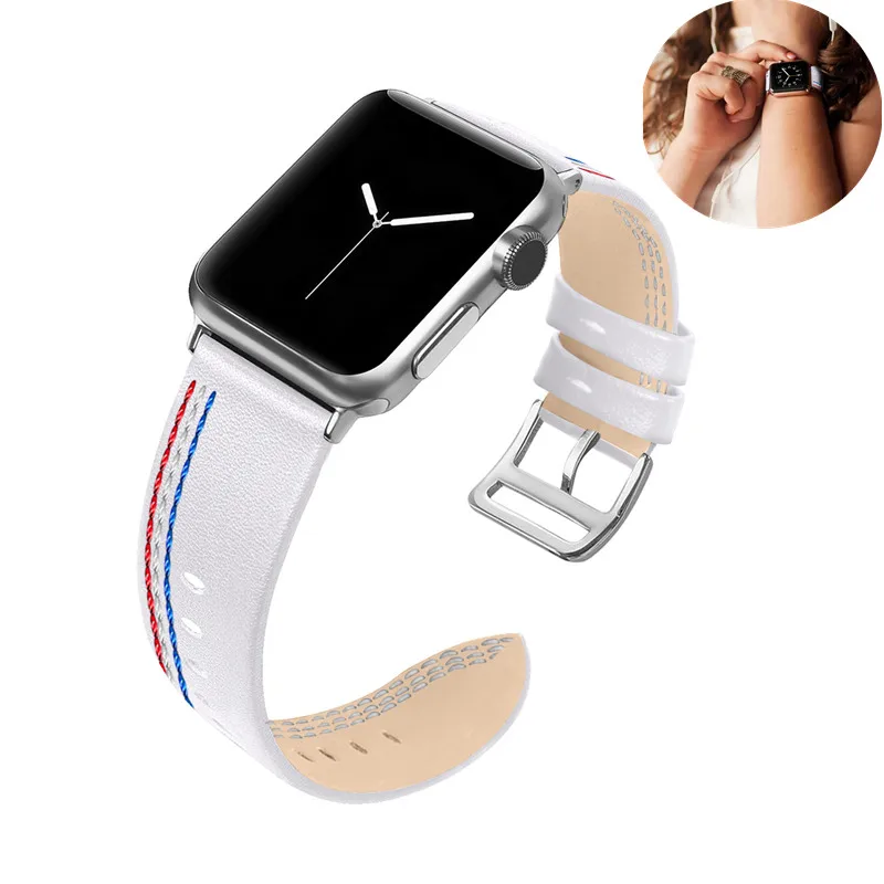 

ASHEI Leather Strap For Apple Watch 4 Band 40mm 44mm iWatch Series 4 Wrist Bands For Apple Watch Strap 38mm 42mm Series 3 2 1
