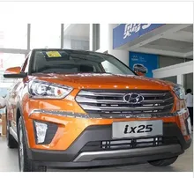 ABS Chrome Front Grille Around Trim Racing Grills Trim For 2015 Hyundai ix25