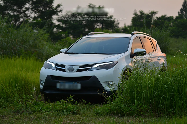 Ownsun 1 пара орлиные глаза светодиодный объектив проектора фары для Toyota RAV4