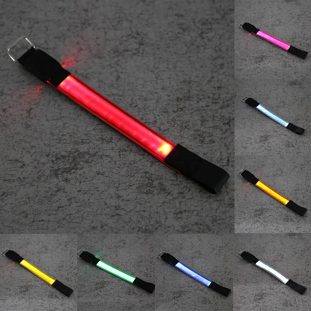 Perfect Riding Bike Bicycle Light Glowing Band Portable Wristband Outdoor Sports Night Running Light Safety Jogging Led Arm Leg Warning 1