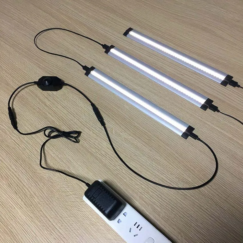 3PCS 30CM LED Cabinet Light Ultra Thin Dimmable LED Rigid Bar Light cabinet Kitchen bedroom Wardrob - 32895405927