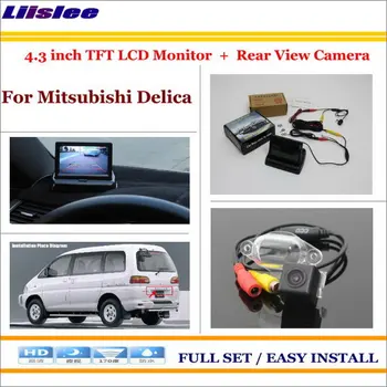 

Car 4.3" TFT LCD Monitor Screen For Mitsubishi Delica Car Reverse Rear Camera Parking Assistance System