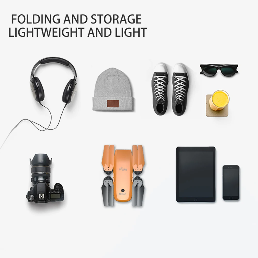 720P Wide Angle Camera Drone Wifi FPV GPS Drone Altitude Hold Foldable Selfie RC Quadcopter Dron Gifts (16)