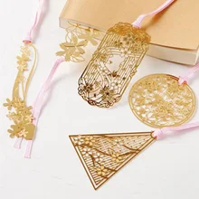 Сакура металлический полый Закладка творческий Китайский стиль вишни закладки Книга папка офисные школьные принадлежности канцелярские принадлежности подарок