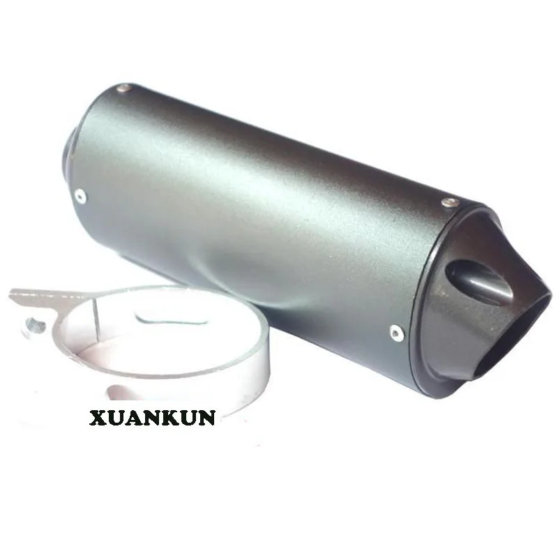 XUANKUN Off Road Motorcycle Modified Fish Mouth Exhaust Pipe Exhaust
