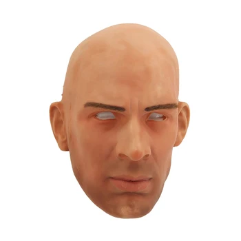 

Realistic Cosplay Costume Party Halloween Wonderful Silicone Man Mask for Adult Dress up