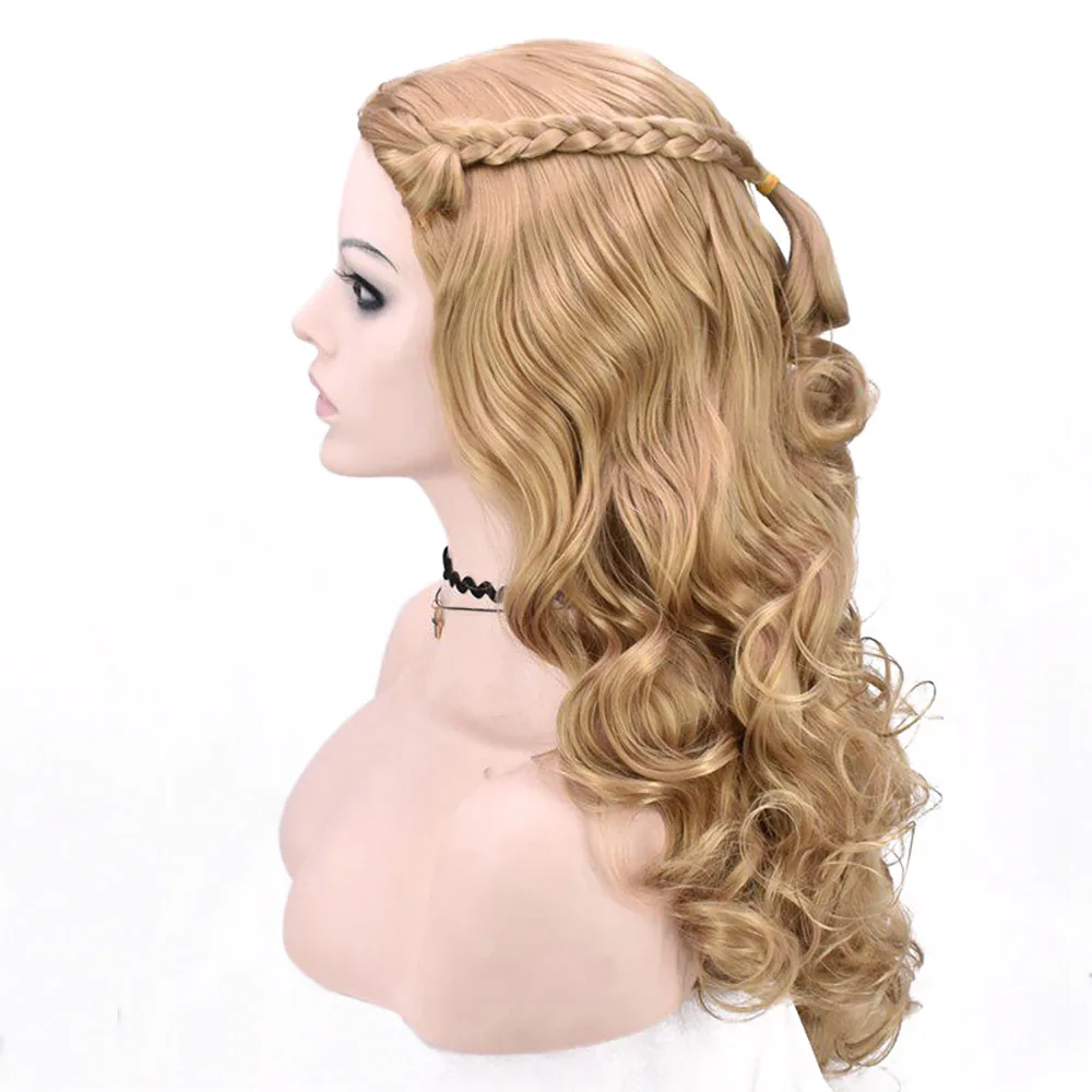 Женский парик Золушки для взрослых, косплей, парик Золушки, длинные волнистые волосы, карнавальный костюм принцессы