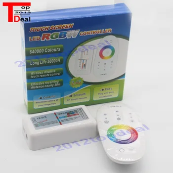 

Touch Screen LED RGBW Controller 2.4G Wireless DC12-24V Touch RF Remote Control For RGBW LED Strip