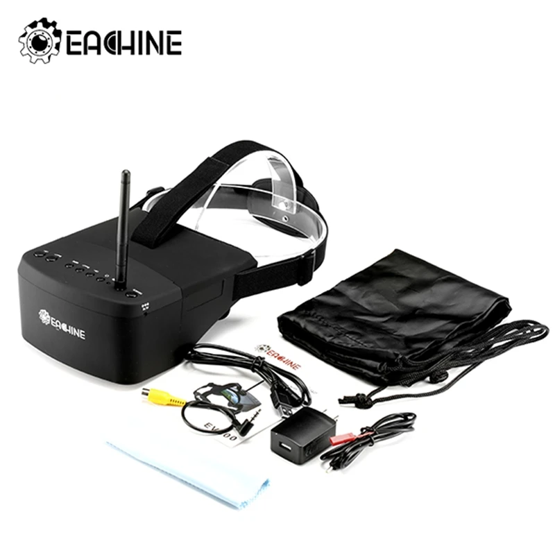 Новое Поступление Eachine EV800 5 Дюйм(ов) 800x480 FPV Goggles 5.8 Г 40CH Raceband Auto-Поиск Построить В