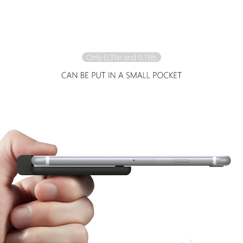 OISLE 2800mAh mini Battery Case iPhone 6 Portable Charging For iPhone 5s Power Bank For iPhone SE Slim Extnernal Backup Battery