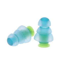 Bouchons d'oreille en Silicone réutilisables, 1 paire, anti bruit, Protection auditive, nouveau 