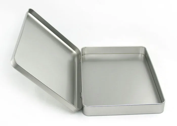 A5 Rectangular Metal caja de almacenamiento 7 pulgadas 8 pulgadas tabletas DIY en blanco Tin organizador caixa organizadora ataúd A5 Rectangular Metal caja de almacenamiento 7 pulgadas 8 pulgadas tabletas DIY en blanco Tin organizador caixa organizadora ataúd