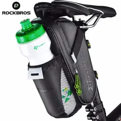ROCKBROS велосипед седло мешок с карман бутылку воды Водонепроницаемый горный велосипед сзади Сумки Велоспорт Заднее сиденье сумка велосипед