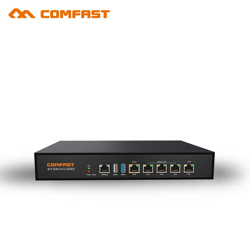 

Comfast Gigabit AC Authentication Gateway Routing MT7621 880Mhz Core Gateway wifi project manager with 4*1000Mbps WAN/LAN port